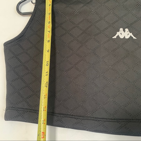 All Black Kappa Crop Top (L) - Picture 4 of 6